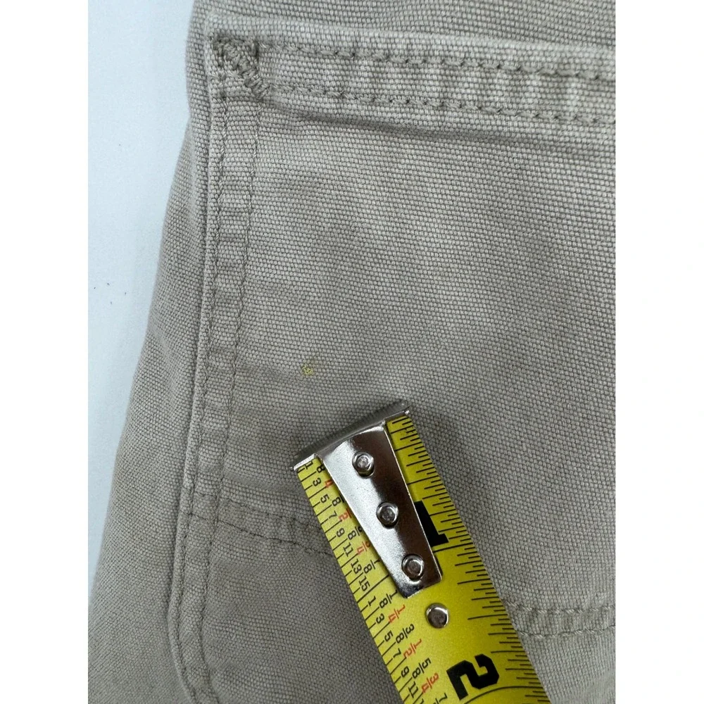 Carhartt Mens Relaxed Fit Canvas Work Shorts Khaki Tan 102514-232 Size 33